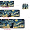 XXL Large Anime creative art Abstract cat Mouse Pad Game Home Cool MousePad Notebook Desktop Computer Accessories Game Desk mat