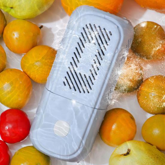 Handheld Produce Purifier Fruits And Vegetables Cleaner with OH-Ion Technology, Rechargeable Fruit Vegetable Washing Oh Ion Water Machine, Portable