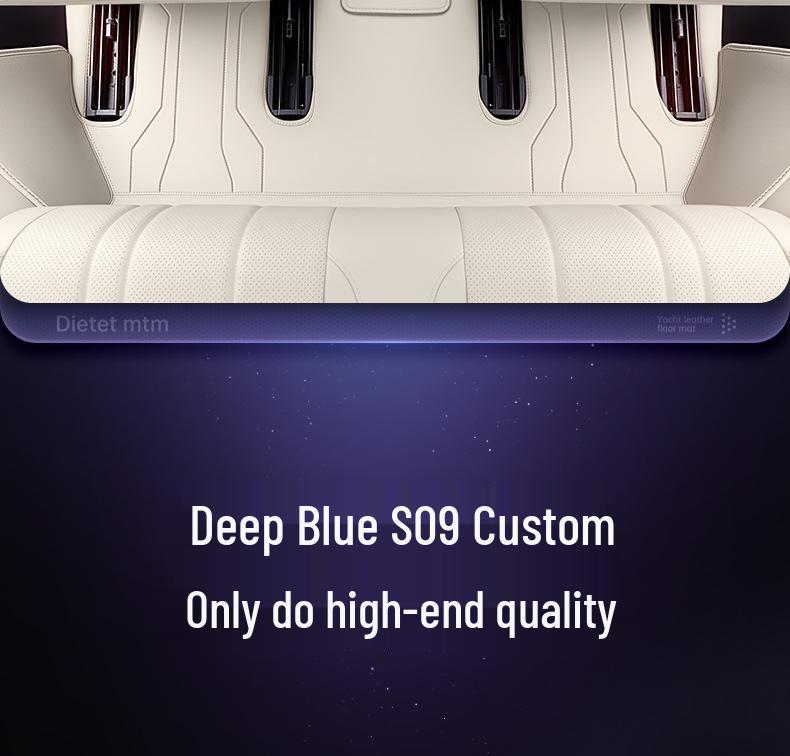 Dark Blue S09 Full Coverage Floor Mats & Car Interior Carpets - 25 Styles with Trunk Mat Accessories.