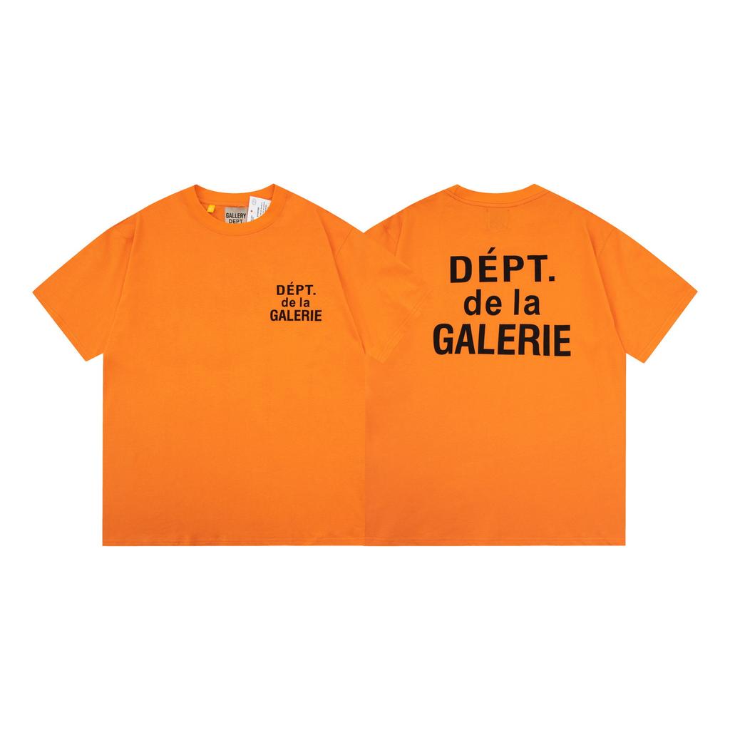 Grenzüberschreitende europäische und amerikanische Trendmarken Gallery dept Logo aufgedrucktes kurzärmeliges T-Shirt Herren und Damen Amerikanische High Street Halbarm