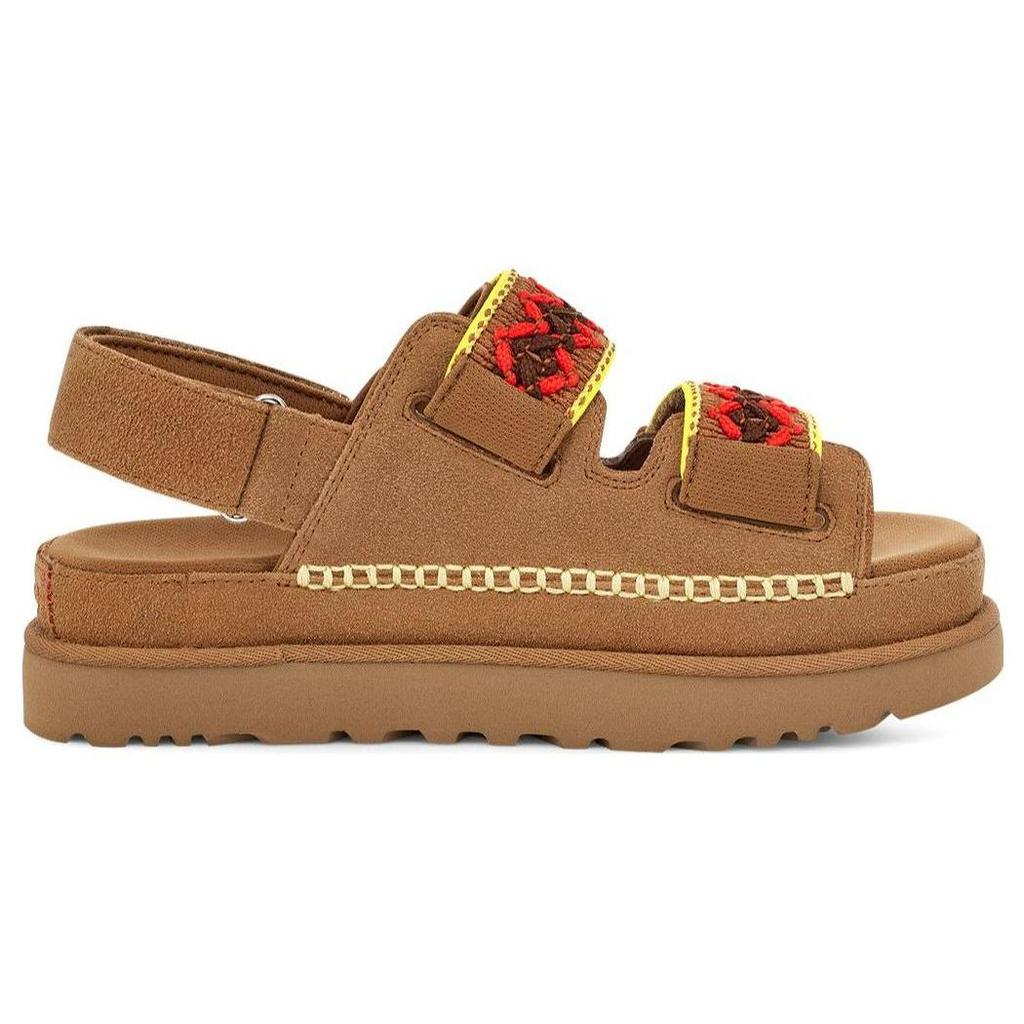 UGG Goldenstar Heritage Braid Comfortable Thick Sole Fashion Sandals Women Sandals Brown 1139892-CHE