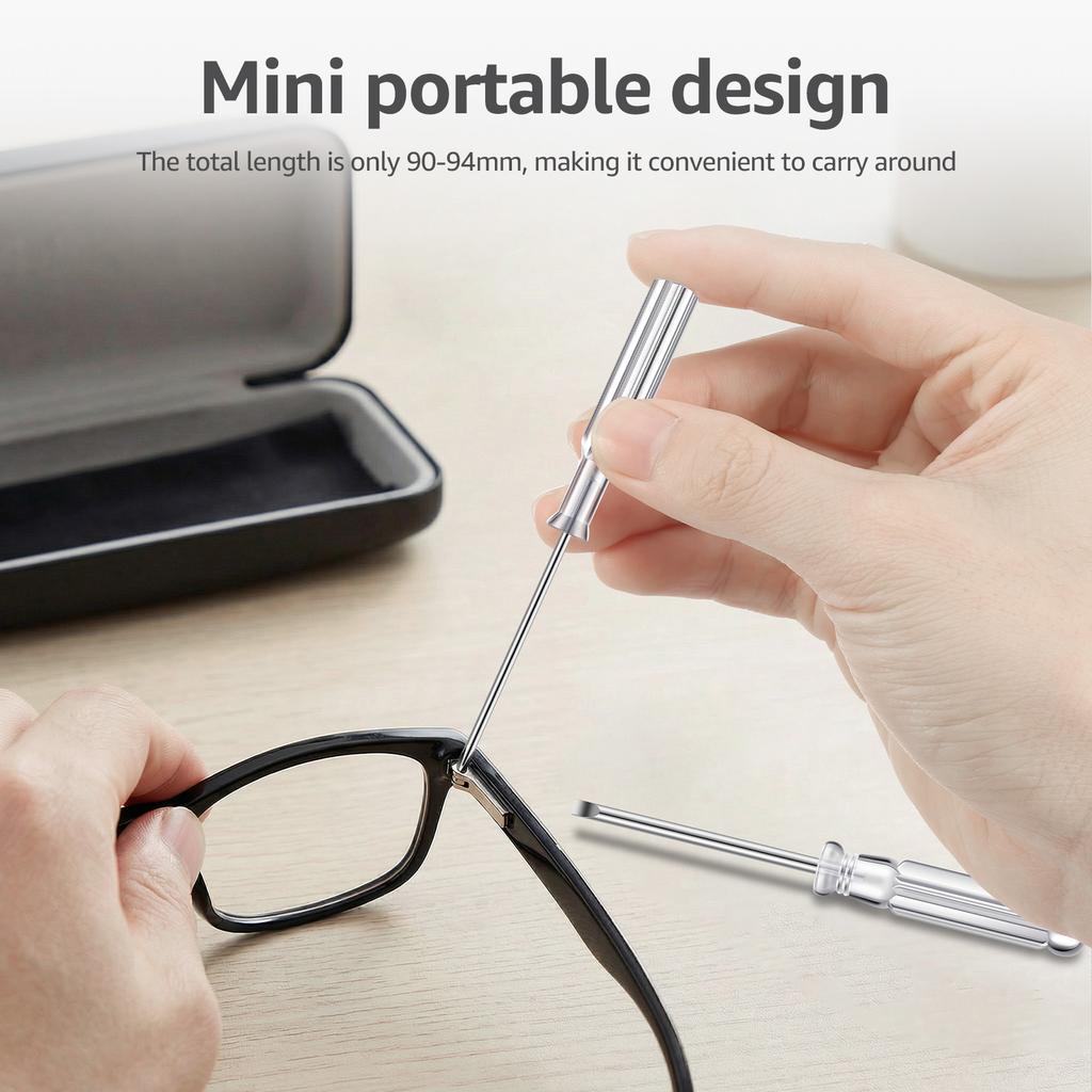 2Pcs Mini Cross Slotted Screwdriver Flat Cross Screwdriver DIY Crafts Handmade Tools Accessories Small Screwdriver Repair Tool
