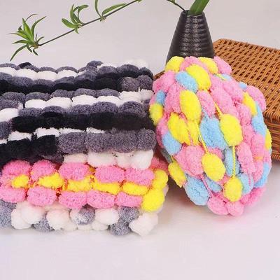 Pelote de Fil Épais Tricotée à la Main Bean Bean pour Projets DIY: Grande Boule pour Tapis, Coussins et Couvertures Tissées