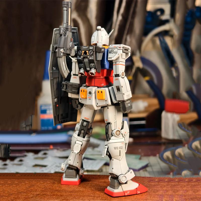 GTO HG 1/144 Yuan Zu Tmech Bausatz RX-78-2 Actionfiguren Jungen Puzzle Spielzeug Sammlerstück Schreibtisch Dekoration Geschenk