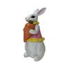 Charming Easter Bunny Figurine with Carrot Handcrafted Resin Rabbit Decor for Spring and Holiday Celebrations