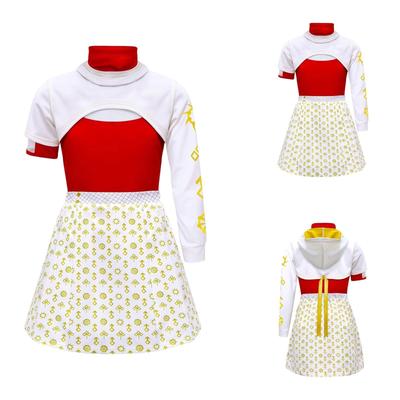 Detský kostým Hrôzostrašná nevesta Cosplay šaty Kostým na vystúpenie Maškarný kostým