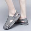 Fashion Men's Summer New Sandals Anti-slip Wearable Leather Sandals Adult Flats Driving Shoes Walk Daily Commute Fashion Trends Sandals