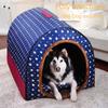 Pet Large Dog House Fully Detachable and Washable Pet Kennel Cylindrical Portable Dog Room Golden Hair Room Kennel