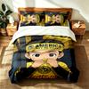 Club America (5) 3pc set suitable for master bedrooms soft and comfortable an ideal gift for family and friends Includes one duvet cover and two pillo