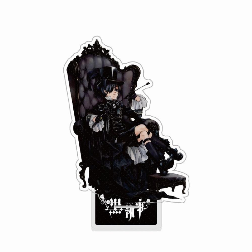 Anime Black Butler Acrylic Stand Model Cosplay Charm Characters Ornament Accesorios  Gifts 15cm