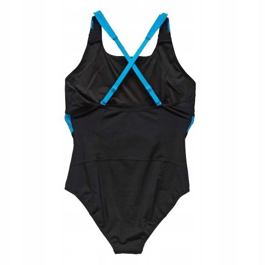 Y8740 Arena Vivien Light Cross Back One-Piece Swimsuit Black 48