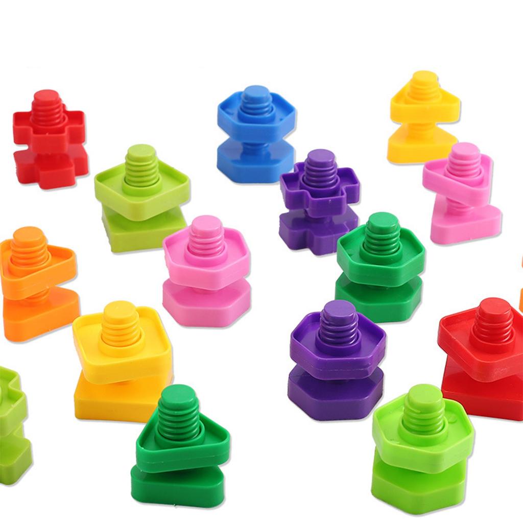 20pcs Tighten Screws Puzzle Toys For Children