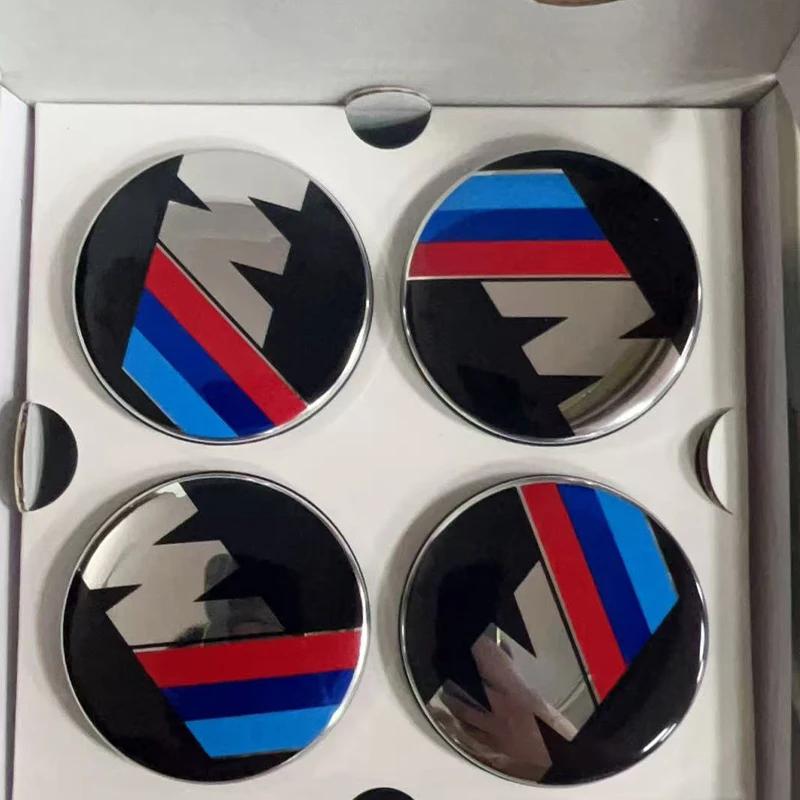56/68mm BMW navkåpa magnetisk fjädring navcentrumkåpa 1 3 5 7-serien, 1x3x5x6 m2 m3 m4 m5 m6 bilhjulcentrumlogotyp.
