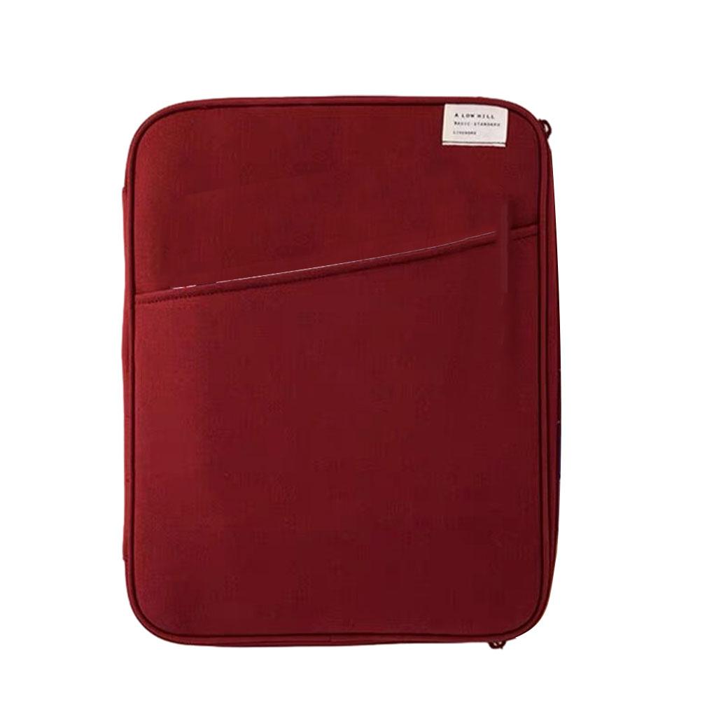 Tablet Sleeve Bag Laptop Pouch Soft Computer Handbag Notebook Keyboard Storage Zipper Closure Mouse Organizer Business