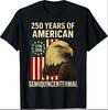 250th Anniversary American US Flag Vintage 4th Of July T-shirt Size S-5XL