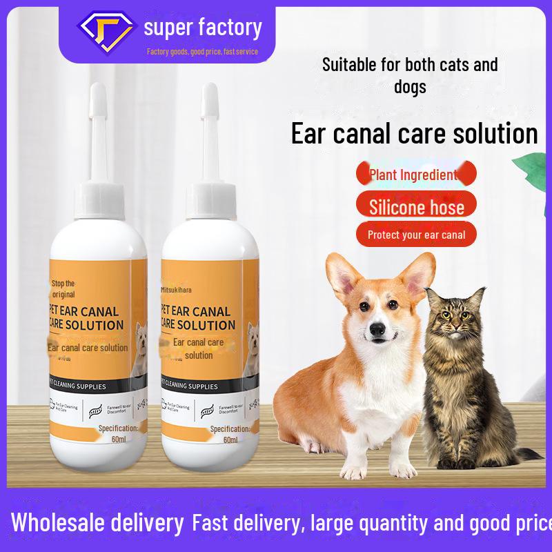 

«Универсальное средство по уходу за ушами для кошек и собак»: Лечение и чистка ушных клещей One bottle