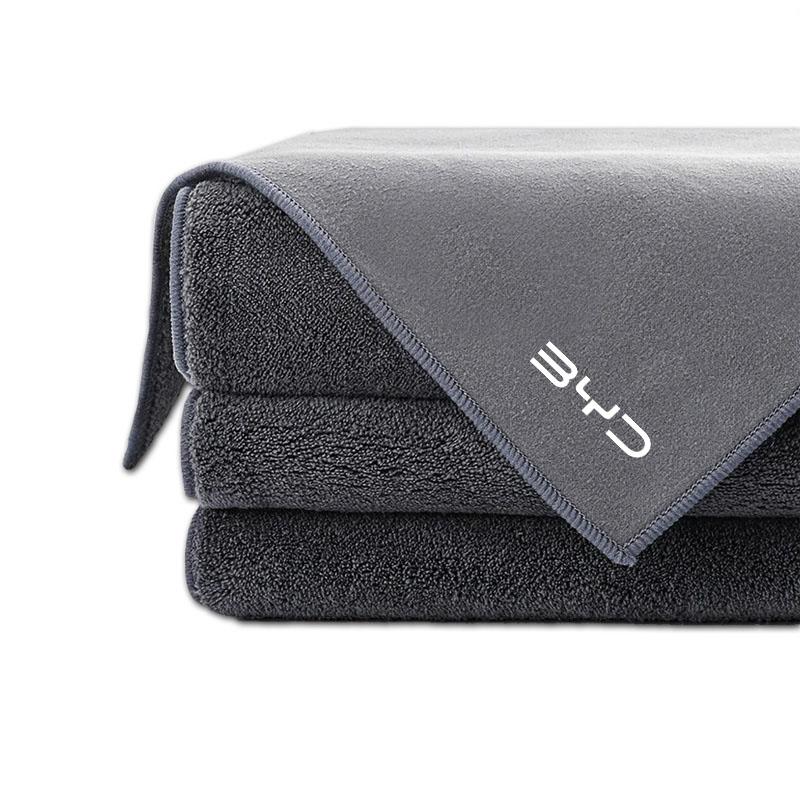 1Pc Suede Fleece Microfiber Towel Car Styling Cleaning Rag Cloth For BYD F3 S6 F0 Tang I3 S7 G3 E5 E2 E1 E3 E9 D1 S8 E6 L3
