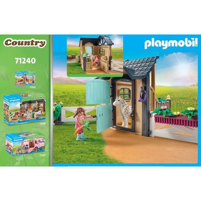 Playmobil - extension box avec cheval - country - 68 pièces - enfant 5 ans - allemagne