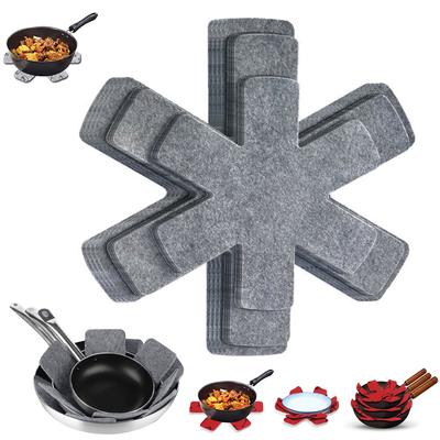 12/15/24Pcs Pot and Pan Protectors Pot Dividers Pad Non-woven Pans Separator Pad for Protecting Separators Pads Kitchen Cookware