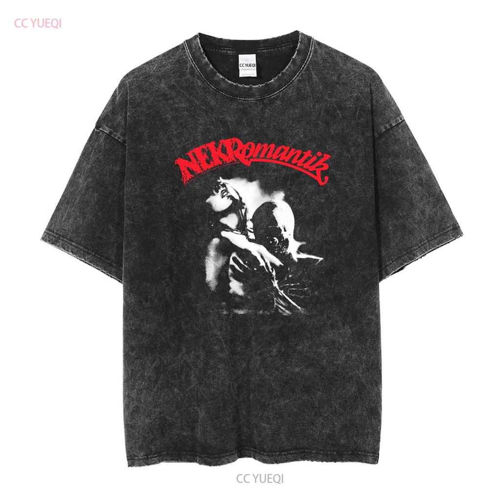 Vintage Nekromantik Film Horror Movie T Shirt Mens XL Black Adult vintage Washed Stylish designer clothes Stretched fashion