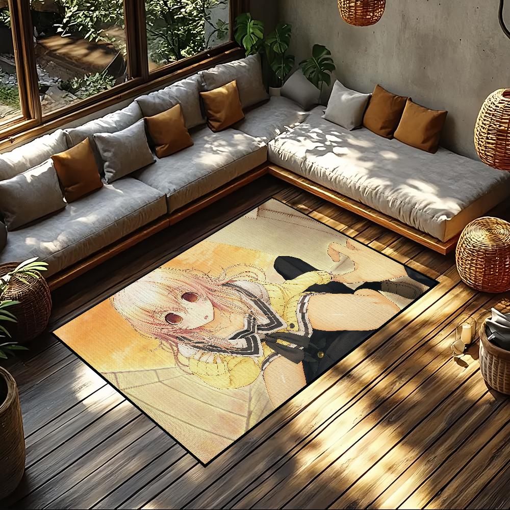 Anime Music M-Mukou Aoi Small Carpet Bedside Kitchen Bath Living Home House Bedroom Floor Mat Doormat Rug Decoration