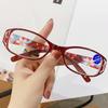 PC Elderly Reading Eyewear Zinc Zinc Alloy Anti Blu-ray Eyewear 3 Color Folding Presbyopic Glasses  Daily
