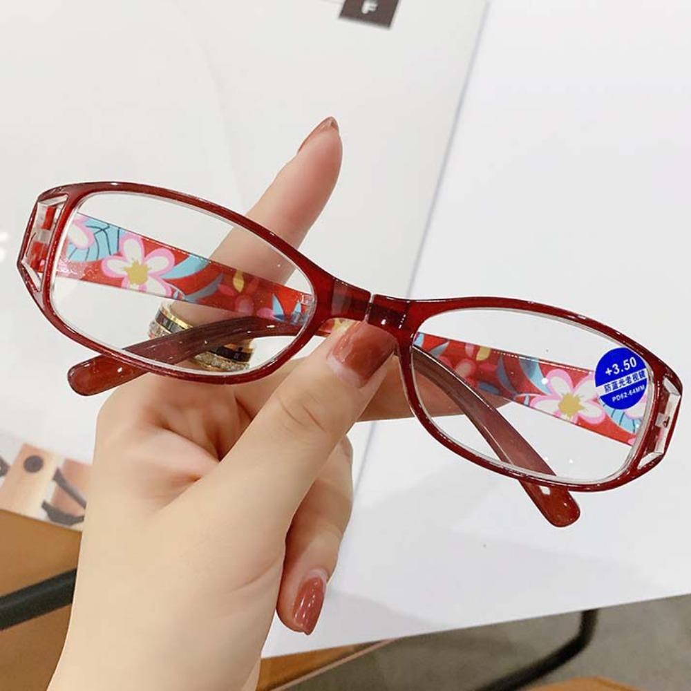 PC Elderly Reading Eyewear Zinc Zinc Alloy Anti Blu-ray Eyewear 3 Color Folding Presbyopic Glasses  Daily
