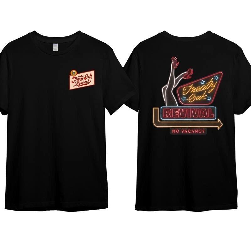 Treaty Oak Revival Short Sleeve Unisex Black T-Shirt 3XL