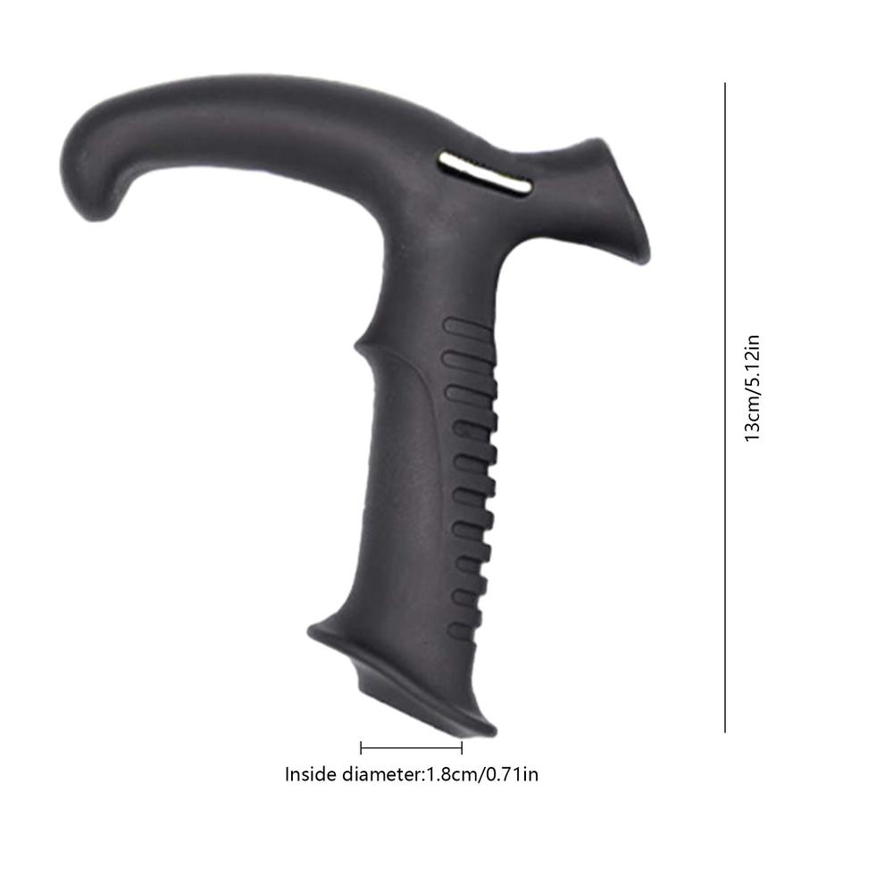 Trekking Pole Handle Cane Unipod Handle Trekking Rod Adapter Walking Cane Accessories Ergonomic Hiking Pole Grip For Walking