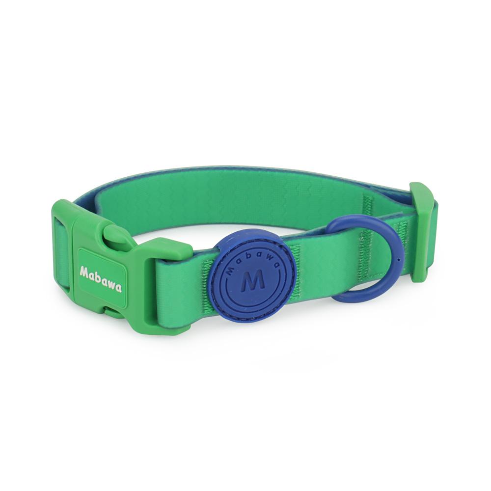

Macaron Color Small Dog Collar Fashion Waterproof Adjustable Puppy Cat Pet Neck Collar S neck 21-28cm зелёный