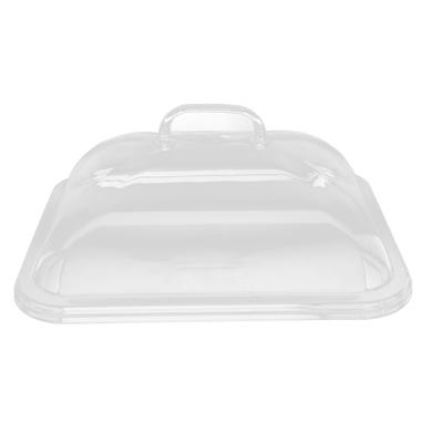 Splatter Cover Clear Transparent Acrylic Dustproof Rectangle Shape Convenient Practical Home Plate