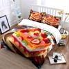 Sweet Fruity Paradise Dreams Bedding Sets Duvet Covers Pillowcases(1* Duvet Cover 2* Pillowcases Without Duvet Insert)