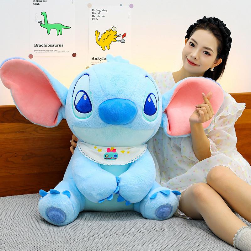 With Cute Scarf Cartoon Plush Doll Pillow For Kids And Collectible Decor