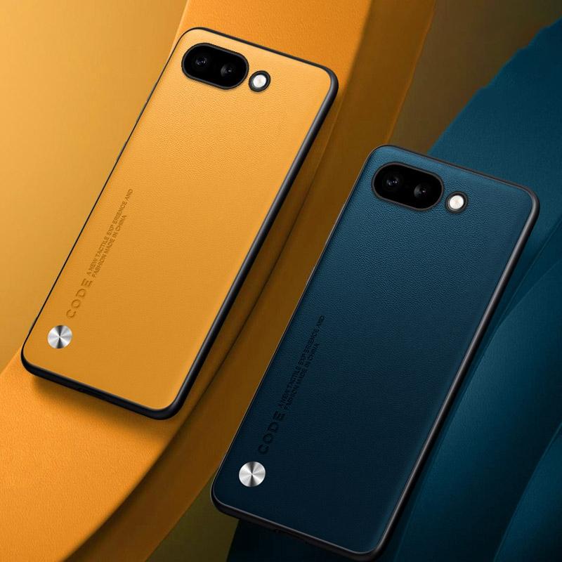 Luxus PU Lederhülle Für Google Pixel 9A Rückseite Matte Silikon Vollschutz Handyhülle Für Google Pixel9A 5G Pixel9 A