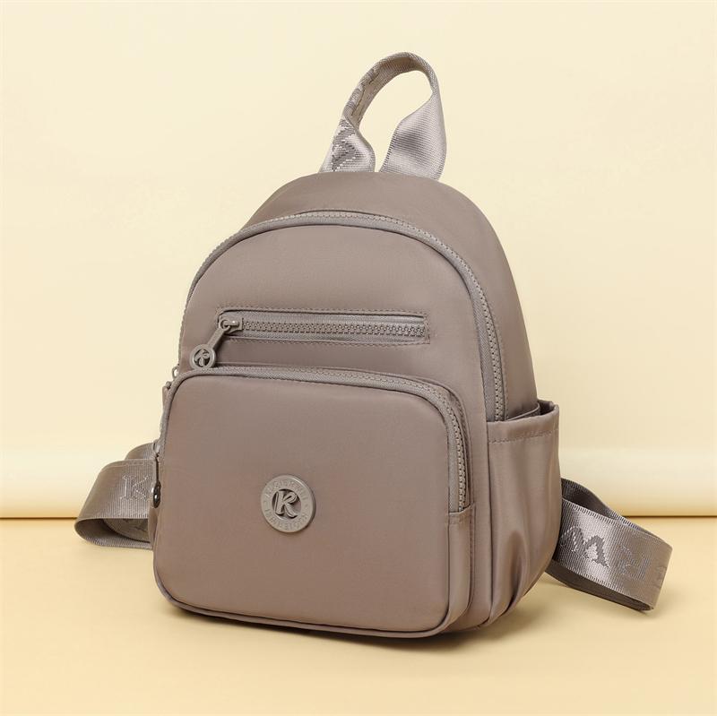 Mini Zaino da Donna Leggero in Nylon Piccolo Zaino Giornaliero con Tasche Multiple per Viaggio Lavoro