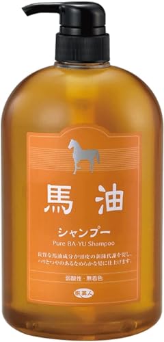 Azuma Trading Co., Ltd. [Same Price, Includes Imabari Towel] Horse Oil Shampoo 1000ml / Tabibijin Bayu Hair Oil - Feels Like You've Applied Hair Oil.