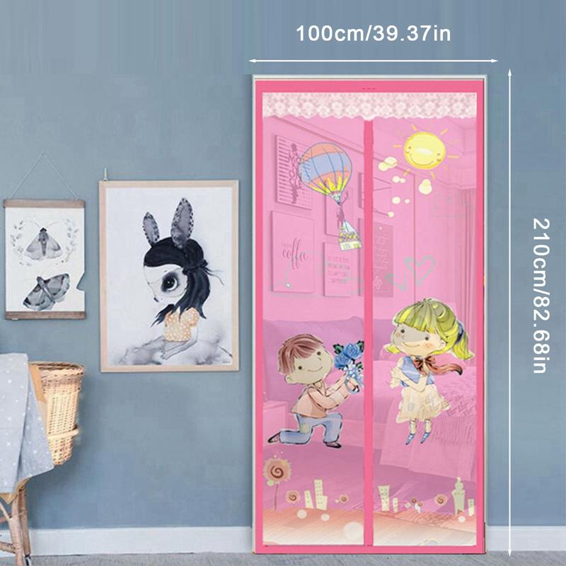Summer Magnetic Mesh Net Anti Mosquito Insect Fly Bug Curtain Automatic Closing Door Screen Kitchen Curtain Drop Shipping