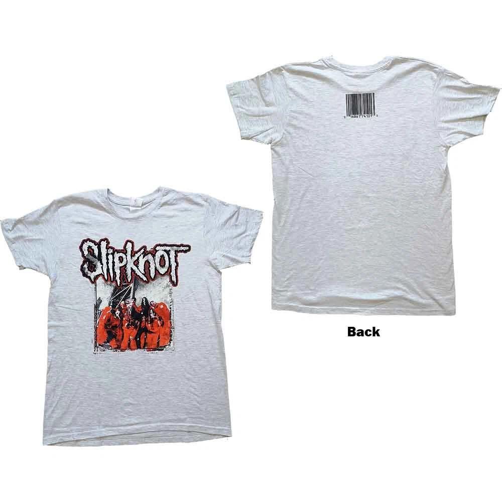 Slipknot T Shirt Self Titled Band Logo Official Mens Grey S XL