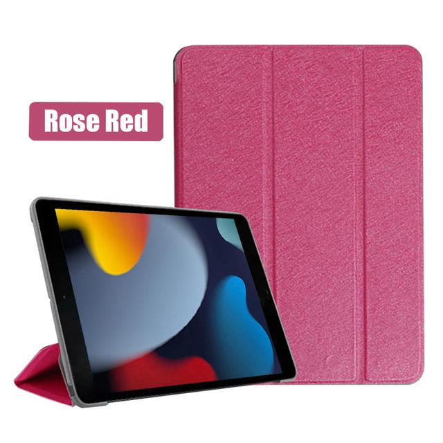 Funda Ipad 10"2 2021 Hülle PU-Leder dreifach faltbare E-Book-Hülle für IPad 9 10.2 Hülle Tablets Hülle IPad 9. Generation Standhülle