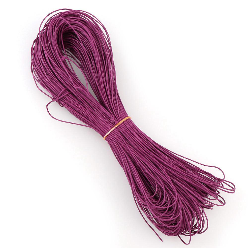 Colorful Korean 1.0mm Wax Cord for Handmade Necklace Weaving and Beading