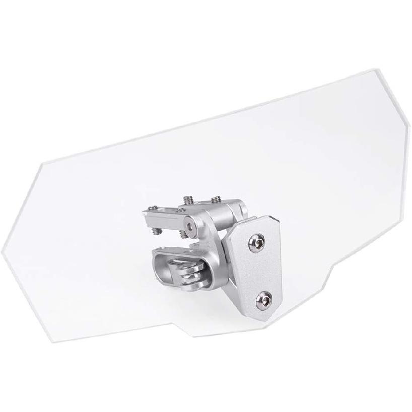 Motorcycle Windscreen, 11 x 4.8 x 0.2inch Universal Motorcycle Wind Deflector Windscreen Wind Deflector Windshield