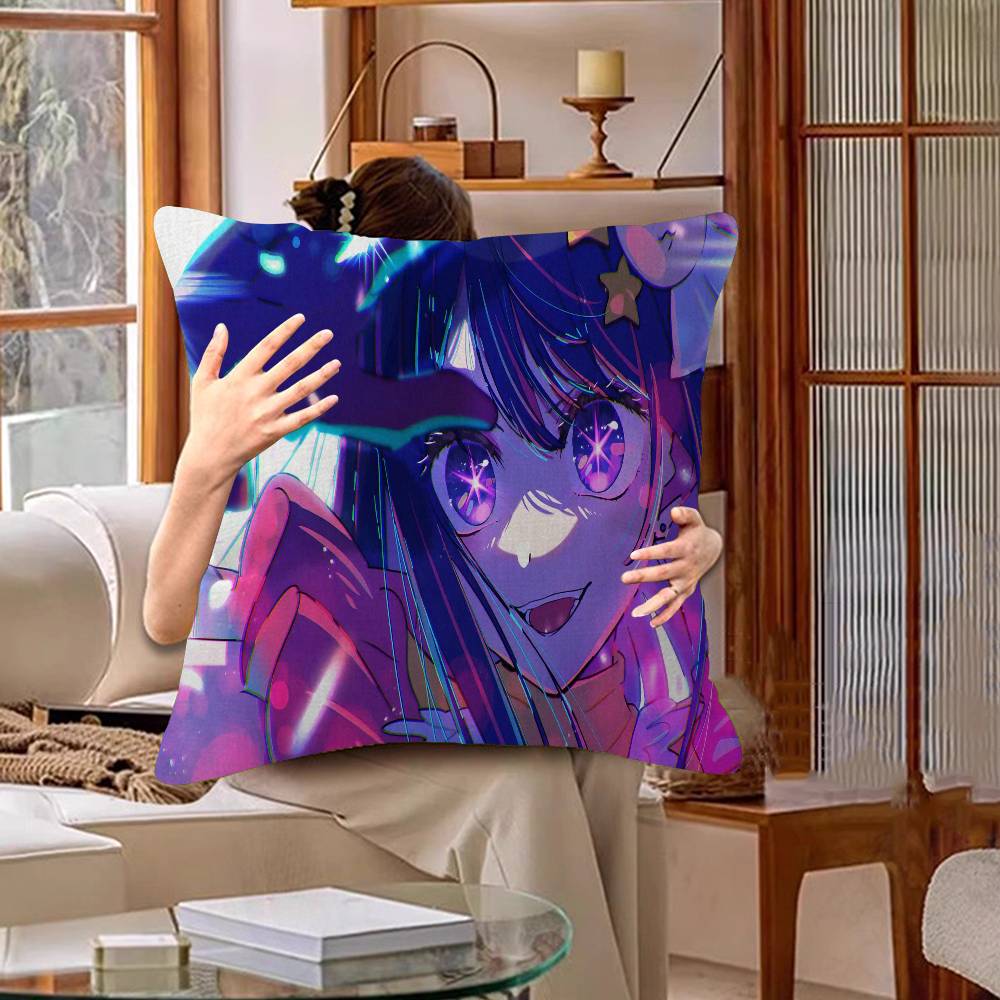 Oshi No Ko Anime Ai Hoshino Personalized Pillow Dust Cover Bedroom Kids Party Decoration Pillowcase Birthday Children Gift