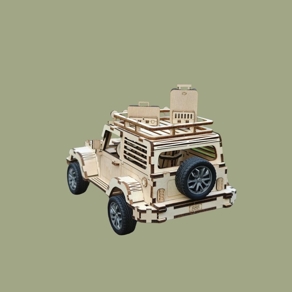 3D DIY Wooden Puzzle - Assembly, Thinking & Entertainment - Ideal Christmas, New Year & Birthday Gift