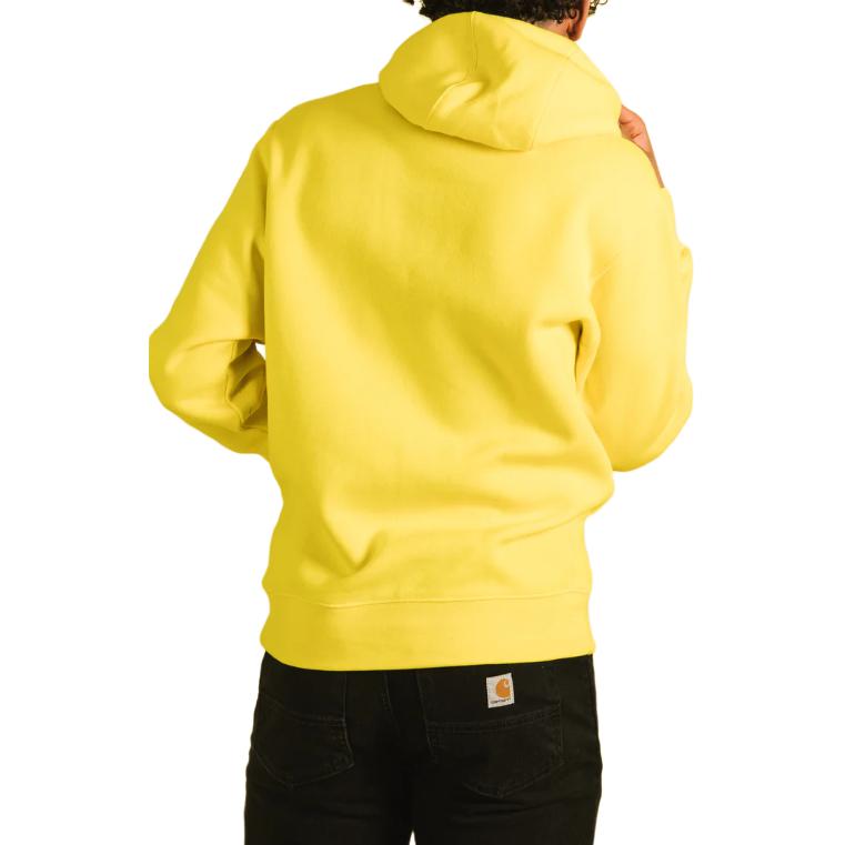 Nike Sweatshirts Men's Yellow Hooded Moderate Regular BV2654-731