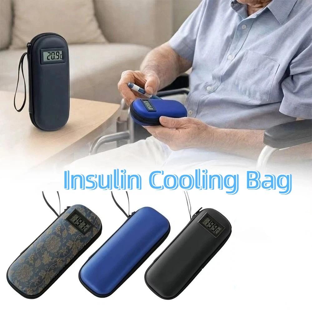 Temperature Display Insulin Vial Storage Case Waterproof Insulin Pens Storage Box Portable Use
