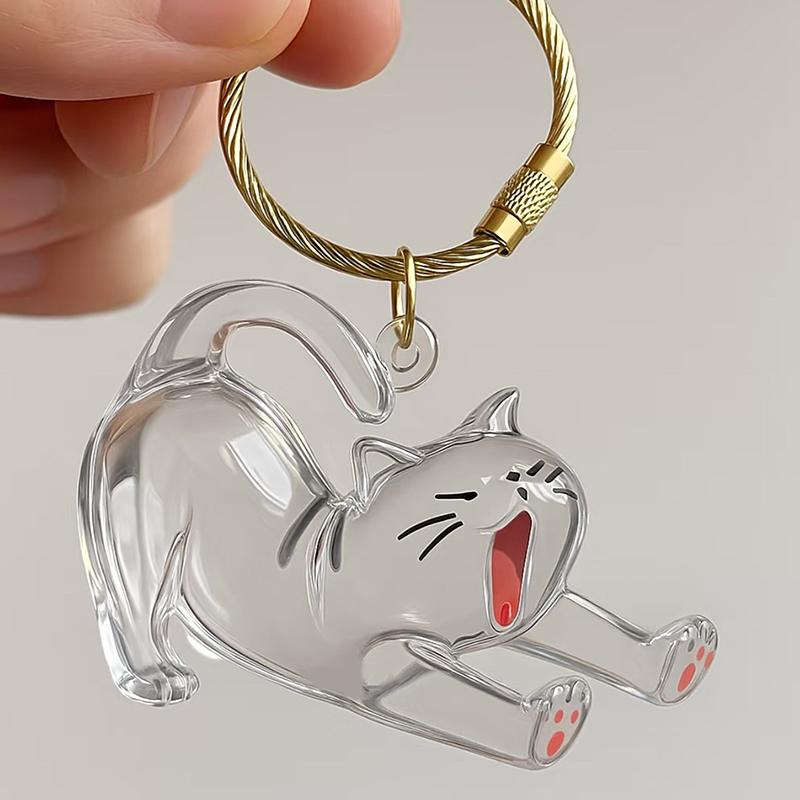 

Pet Cat Hair Collection Storage Box Pendant Transparent Hair Storage Capsule Cat Souvenirs Gift 2pcs