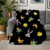 "Looney Tunes Character Phone Case Cover"Blanket Flannel Throw Blanket for Sofa, Bed, Travel, Camping, Office