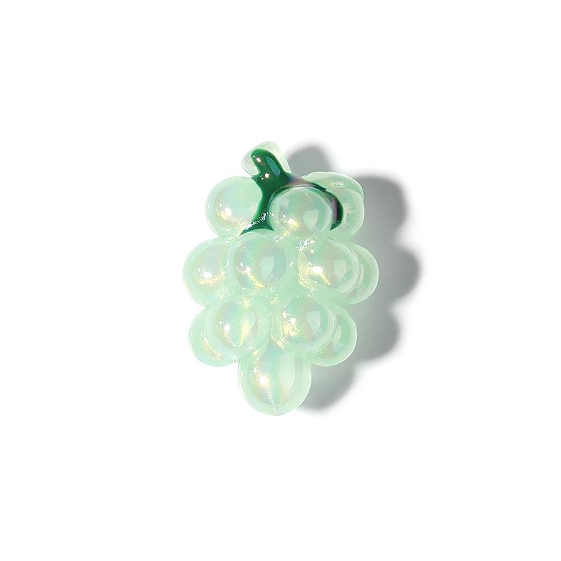 10Pcs Color Acrylic Beads Lovely Grape Shape Loose Spacer Beads for Jewelry Making DIY Bracelet Phone Chain Ornament Accessories