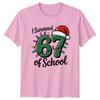 I Survived 67 Of School TShirt Teacher Christmas Education