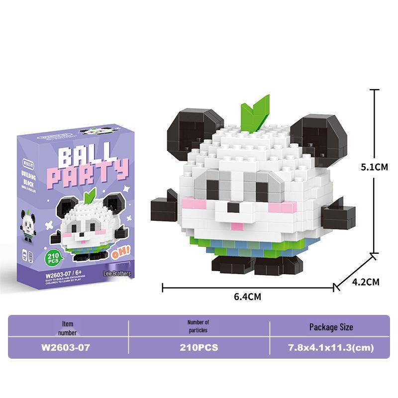 Lele Brothers Micro Building Blocks - Educational Small Animal Sets for Kids, Compatible with Lego, Boys' Toy Gifts